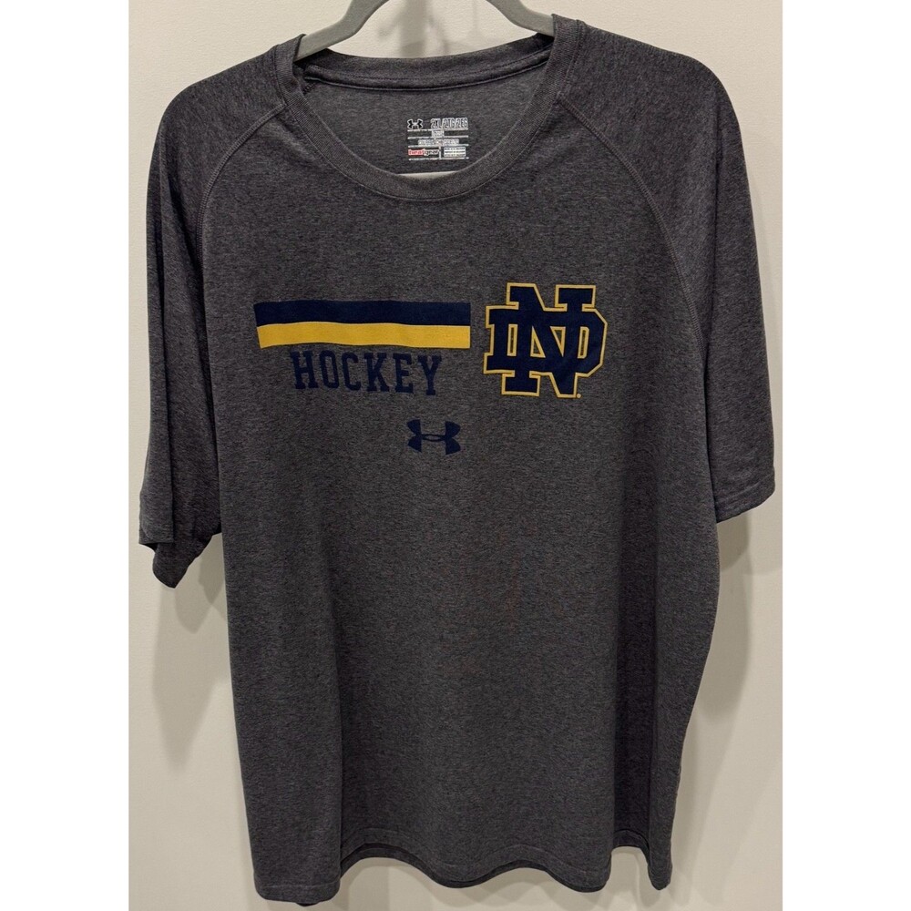 Notre Dame Fighting Irish Hockey - Under Armour T-Shirt - Men's Size XXL